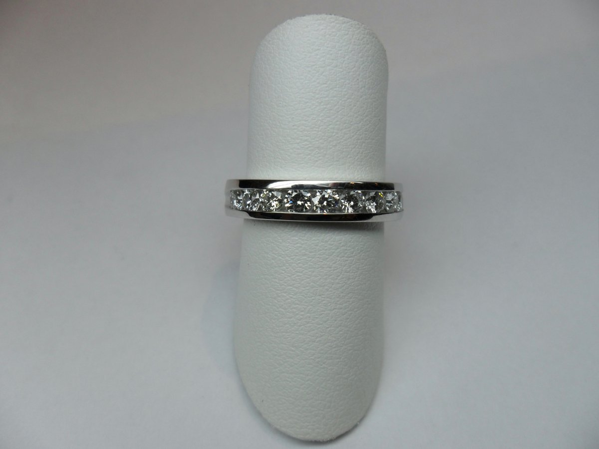 Rail Ring Witgoud 1.00 crt.